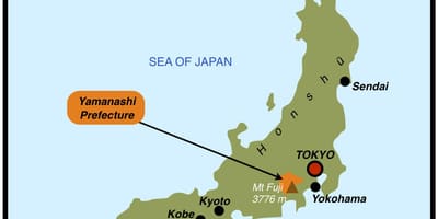 横滨在地图上