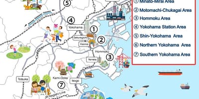 横滨旅游地图