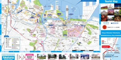 地图的横滨旅游景点
